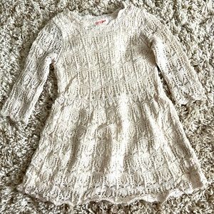 Target Toddler Girls Cat & Jack Cream Dress size 3T